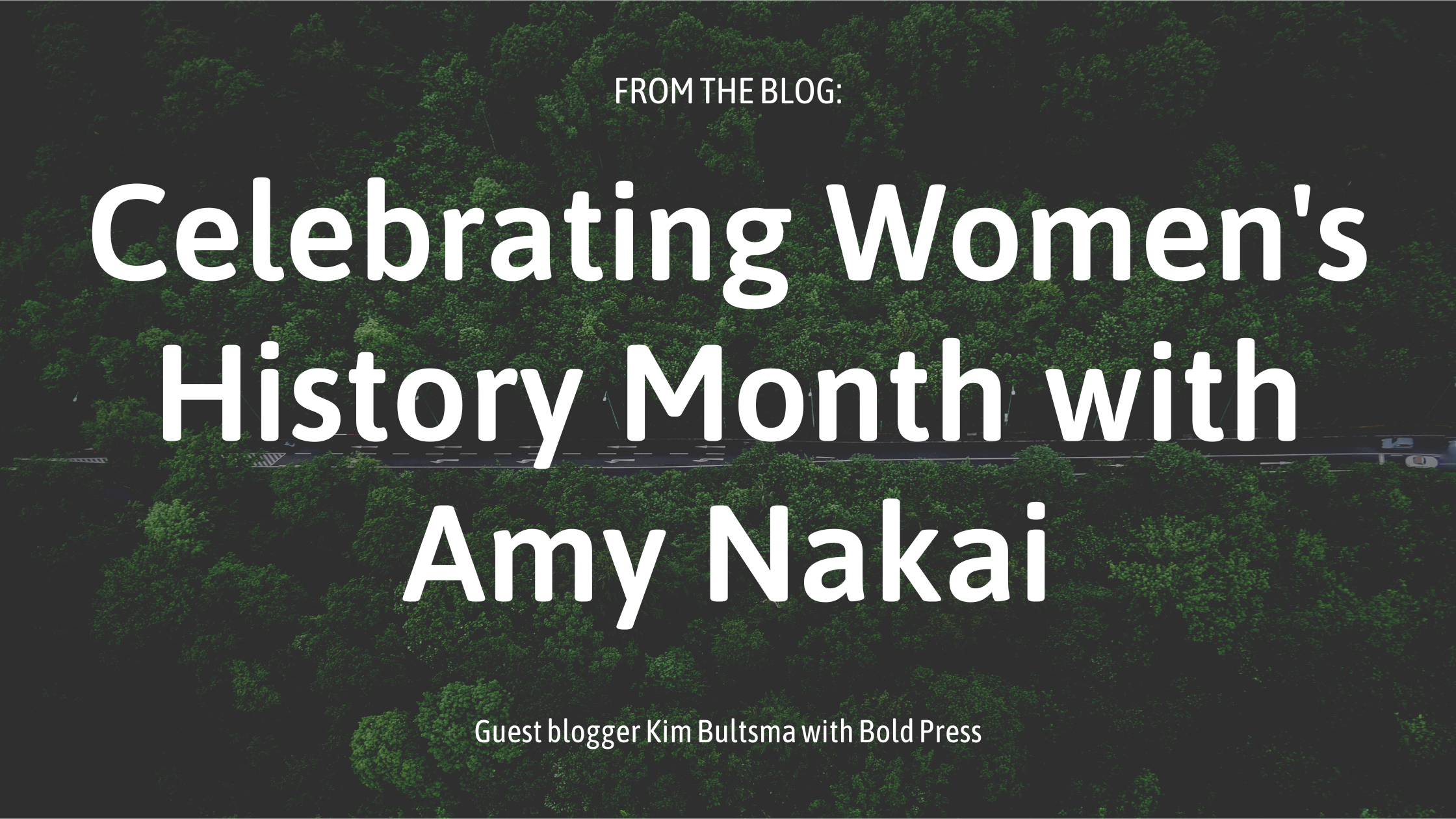 blog post photo for "celebrating women's history month with Amy Nakai"